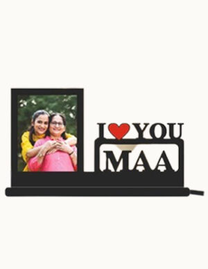 Personalized I Love You Maa Photo Frame